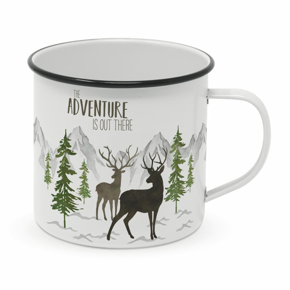 Adventure is Out There Tin-Enamel Mug – Paperproducts Design