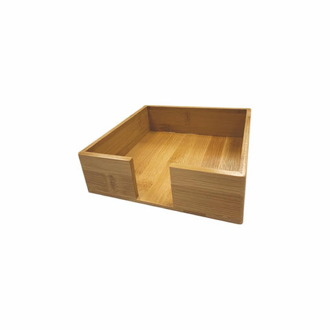 Bamboo Wood Napkin Caddy • Honey Maple (Beverage Size)