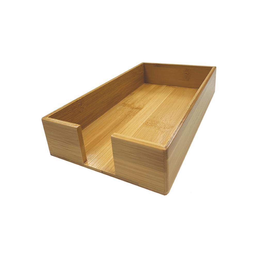 Paperproducts Design Bamboo Guest Towel Caddy - Thumbnail 2