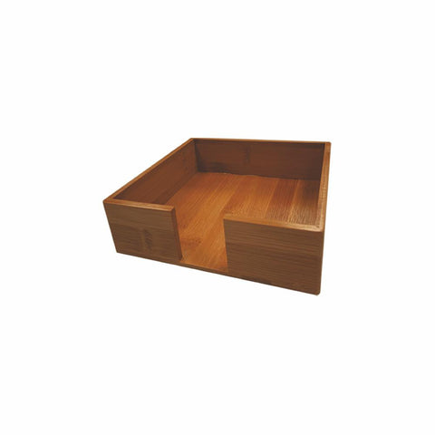 Bamboo Wood Napkin Caddy • Chestnut (Beverage Size)