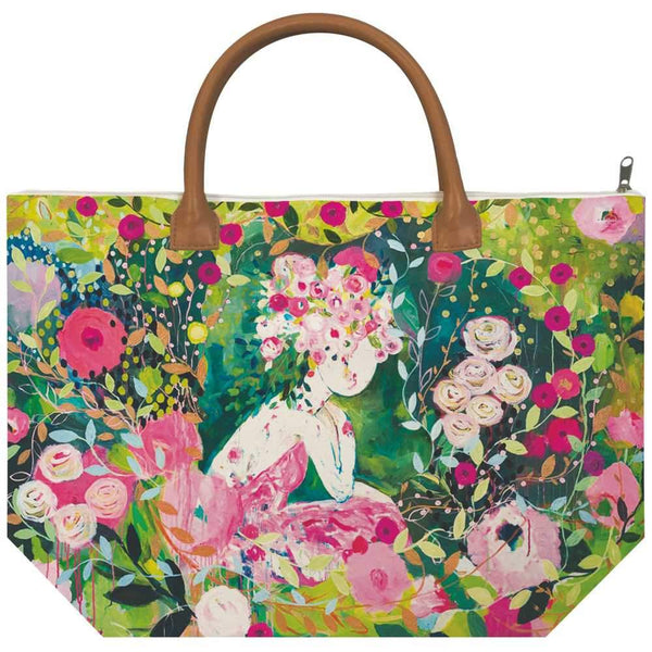 [JILLSTUART]★ROSELLA CHILLING ROSELLA PATTERN L TOTE BAG JILLSTUART]☆ROSELLA CHILLING ROSELLA PATTERN L TOTE BAG