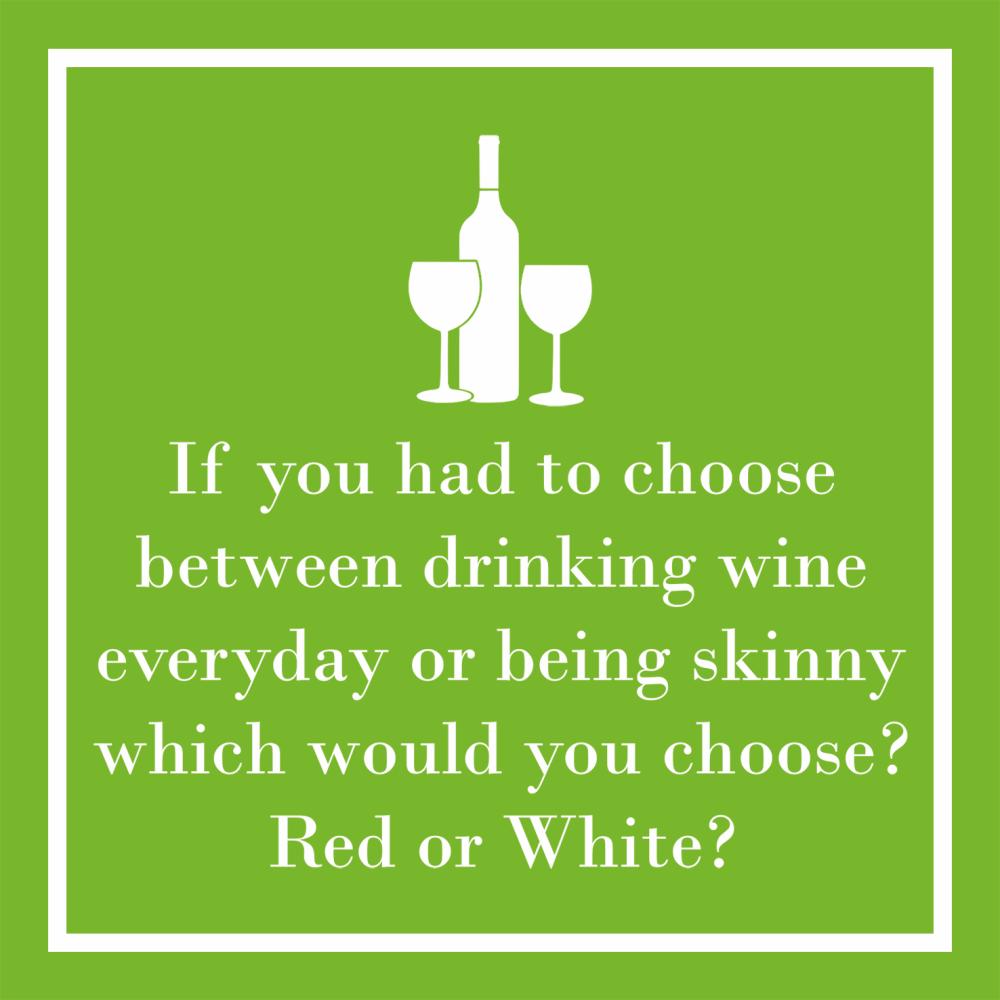 Red or White? Beverage Napkins