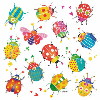 Bug Party Beverage Napkin