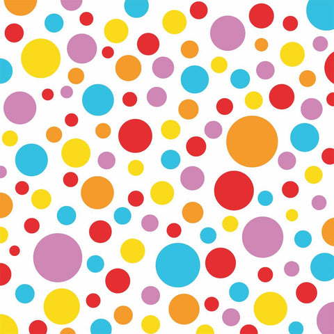 Dots, multicolor Beverage Napkin