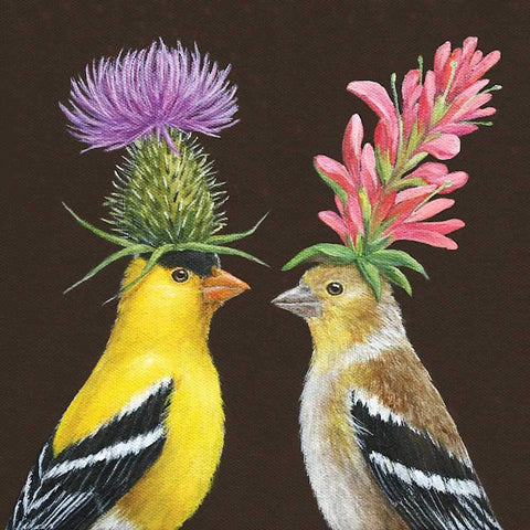 Goldfinch Couple Napkins