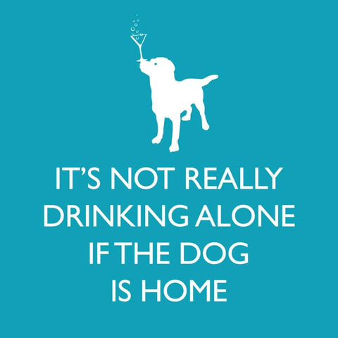 If the Dog is Home Beverage Napkin (min.12)
