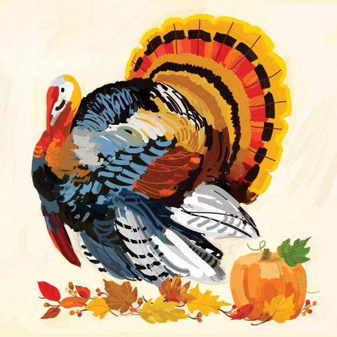 Martha's Turkey Beverage Napkins