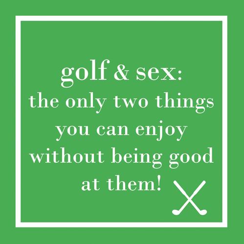 Golf & Sex Beverage Napkins