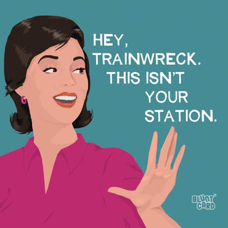 Hey Trainwreck Napkins