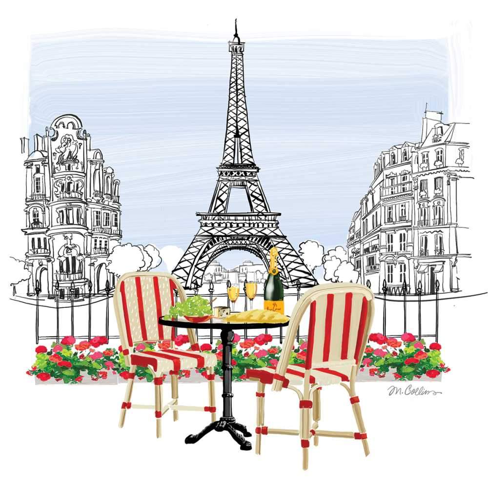 Bistro de Paris Napkins – Paperproducts Design
