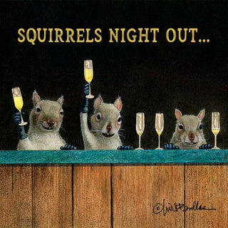 Squirrel's Night Out Napkins