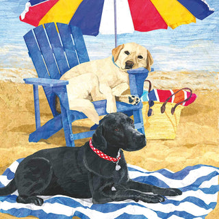 Dog Days of Summer Beverage Napkin