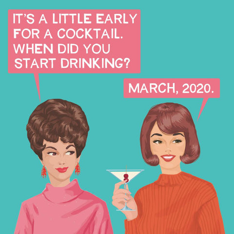 When Did You Start? Beverage Napkins