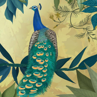 Gilded Peacock Lunch Napkins