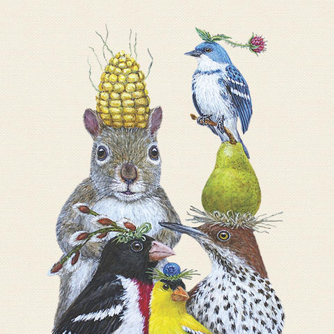 Party Under the Feeder Lunch Napkins