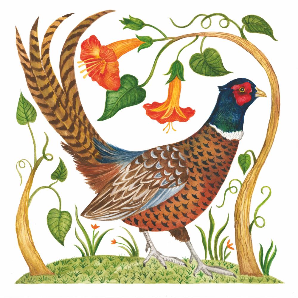 Princely Pheasant Lunch Napkins