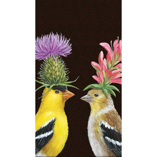 Goldfinch Couple Guest Towel