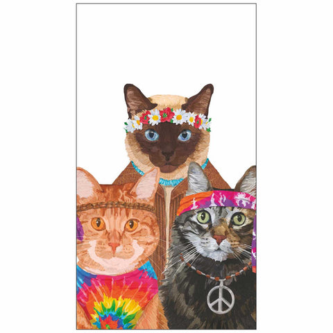 Groovy Cats Guest Towel