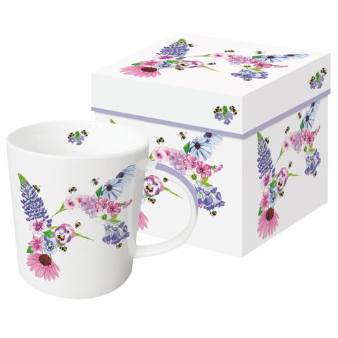 Hummingbird Fleurettes Gift-boxed Mug