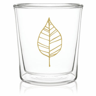 Pure Gold Leaves Tea/Coffee Glass