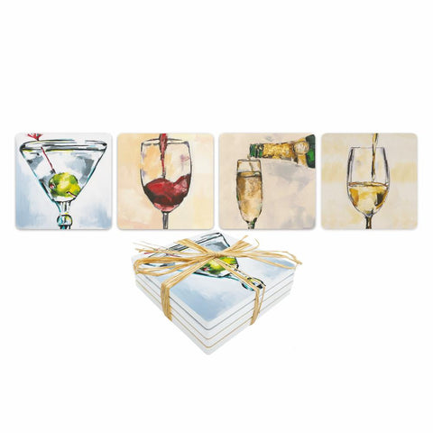 The Art of Alcohol Dolomite Coaster Set