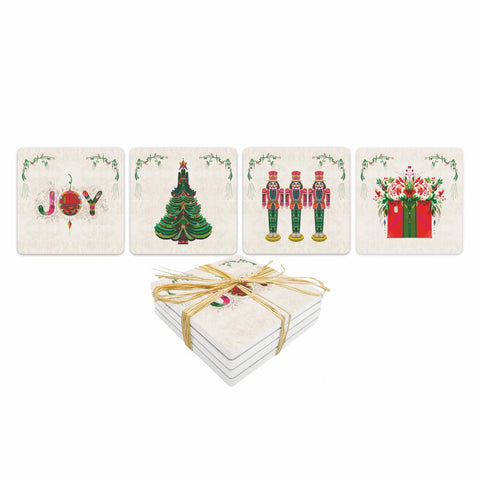 Christmas Graphique Dolomite Coaser Set