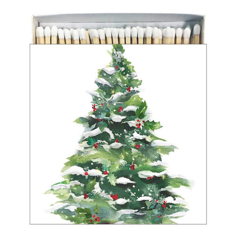 Winter Tree & Wreath Matches, Square