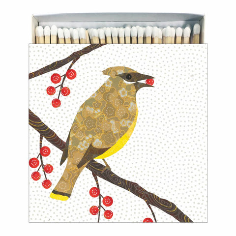 Bird & Berries Square-Boxed Matches