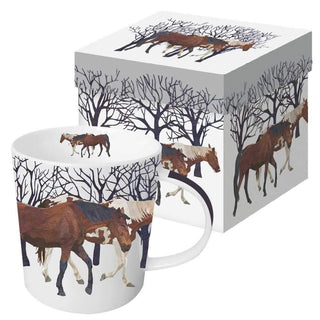 Winter Horses Gift Boxed Mug (min.6)