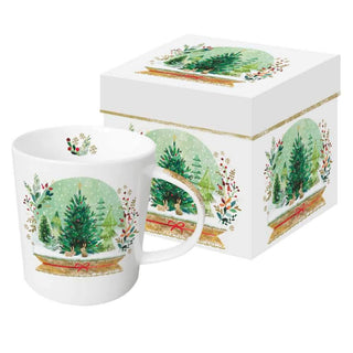 Holiday Snowglobe Gift-Boxed Mug