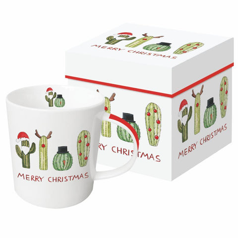 Christmas Cactus gift-boxed mug