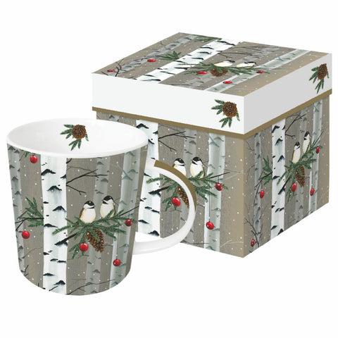 Birch & Birds Gift-Boxed Mug