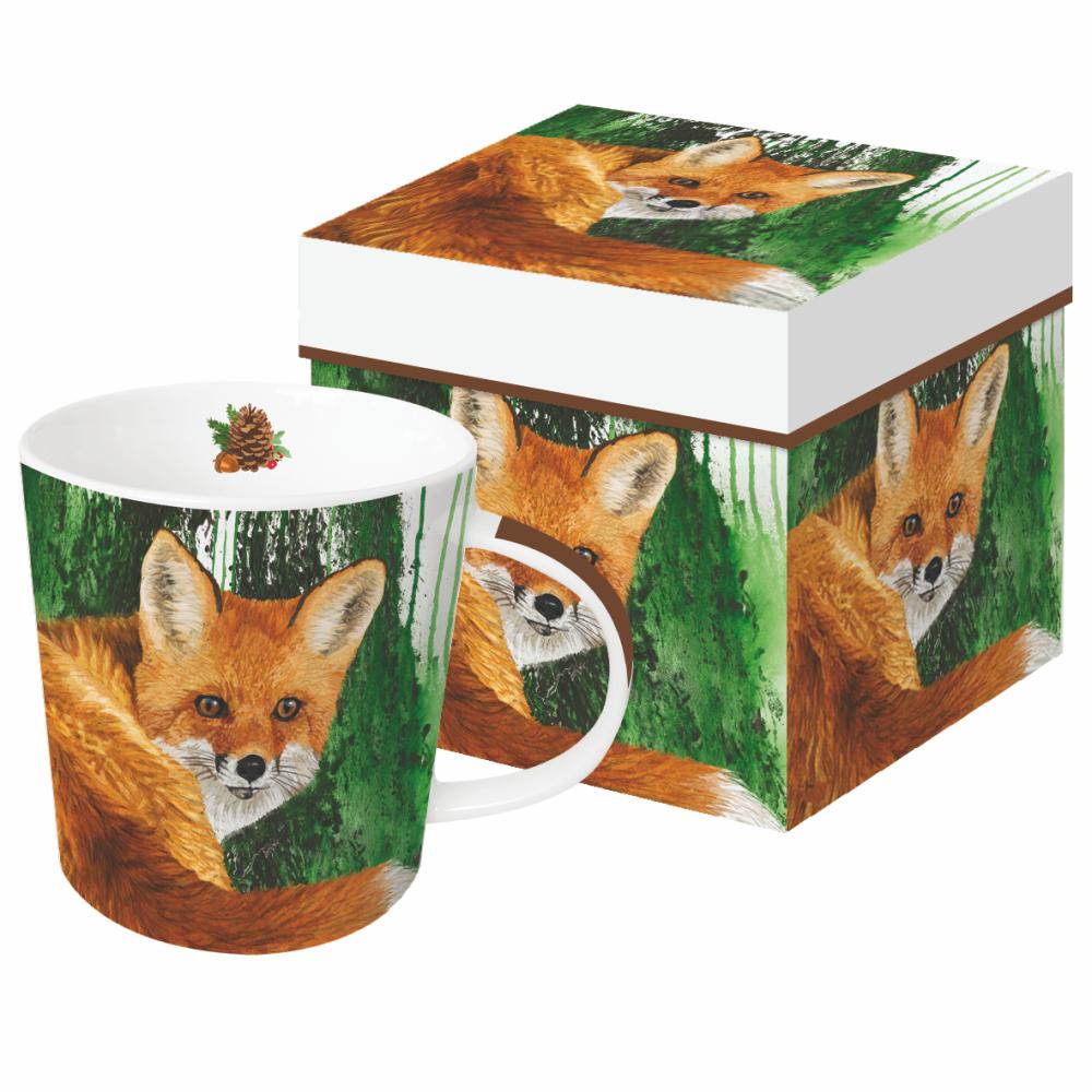 Evergreen Fox Gift-Boxed Mug