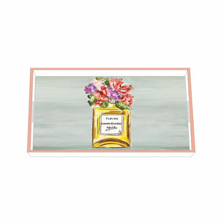 L'Eau des Fleurs Wood-Lacquered Tray