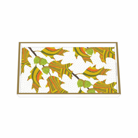  Paperproducts Design PPD The Berry Festival Wood Lacquer Vanity  Tray, 12.25 x 7, Multicolor : Everything Else
