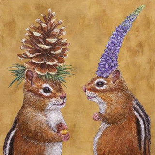 Chipmunk Courtship Napkins