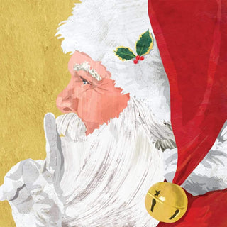 Yuletide Santa, Gold Napkins