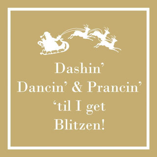 Dashin' Dancin' & Prancin' Beverage Napkin