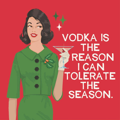 Tolerate the Season Beverage Napkins