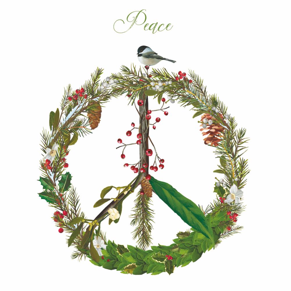 Peace on Earth Lunch Napkins