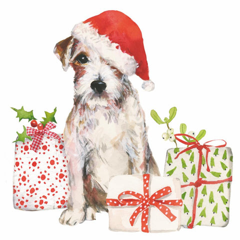 Christmas Pup Lunch Napkins