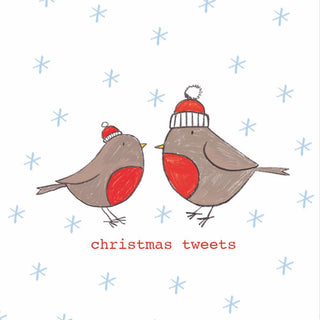 Christmas Tweets lunch napkin