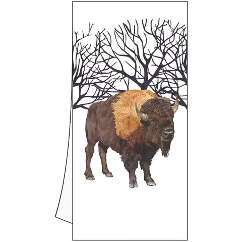 Winter Buffalo Kitchen Towel