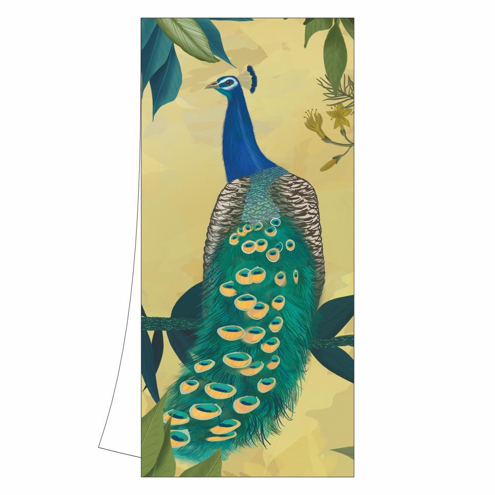 Gilded Peacock Kitchen Towel