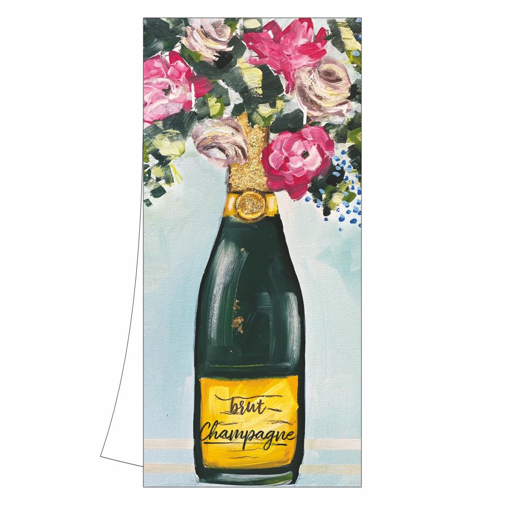 Champagne et Fleurs Kitchen Towel