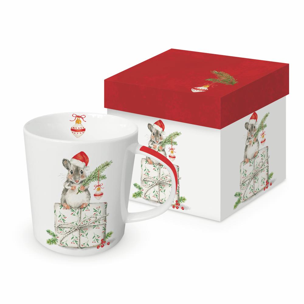 Christmas Mouse Gift-boxed Mug