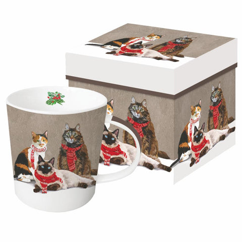 Scarf Cats Gift-Boxed Mug