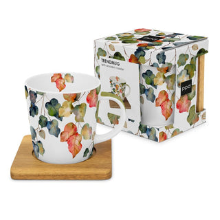 Bright Fall Gift-boxed mug with coaster