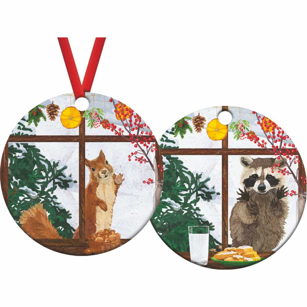 Hearth Time Squirrel / Raccoon Ornament