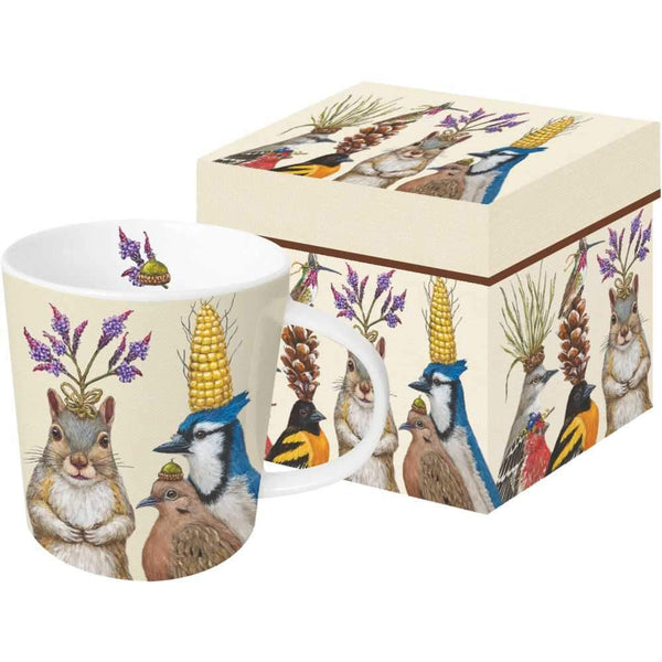 Paperproducts Design Set of 4 Colorful Belize Porcelain Coffee Mugs with  Gift Box - 14 ounces
